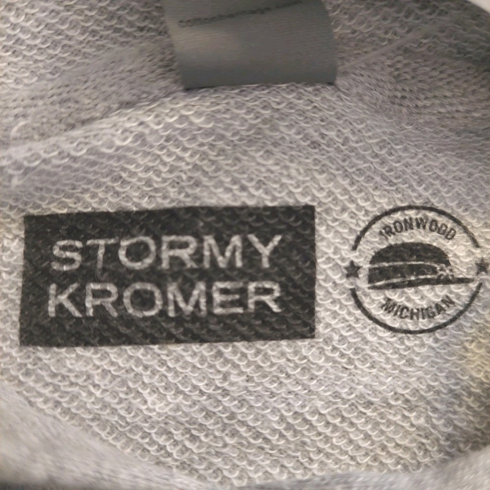 Stormy Kromer Unisex Sunrise USA Terry Cotton Blend Hoodie Gray M NEW! - Picture 4 of 11